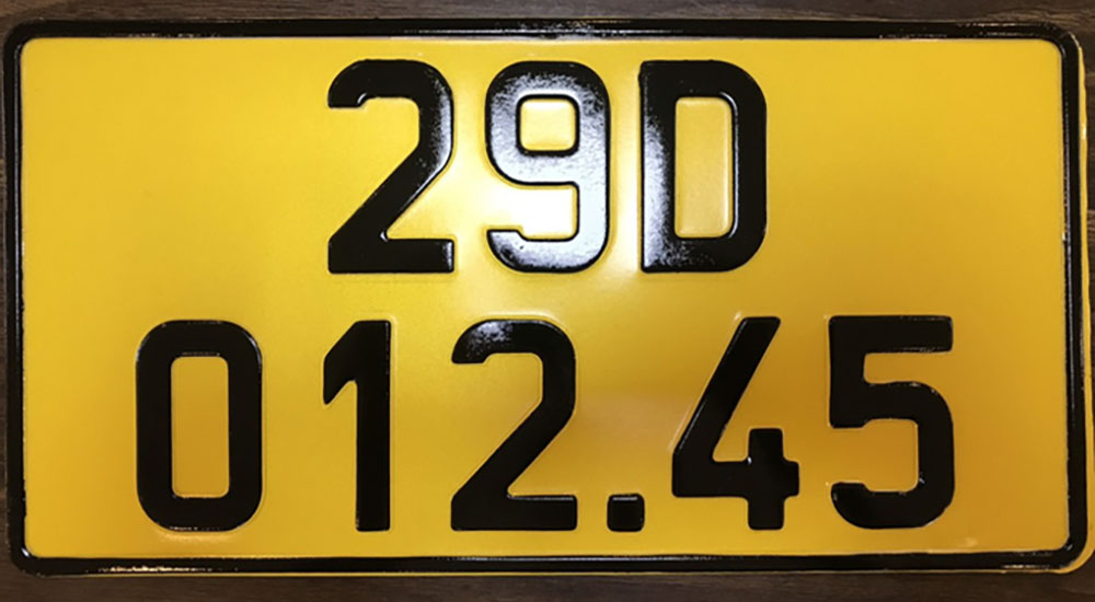 Làm Biển Số Vàng