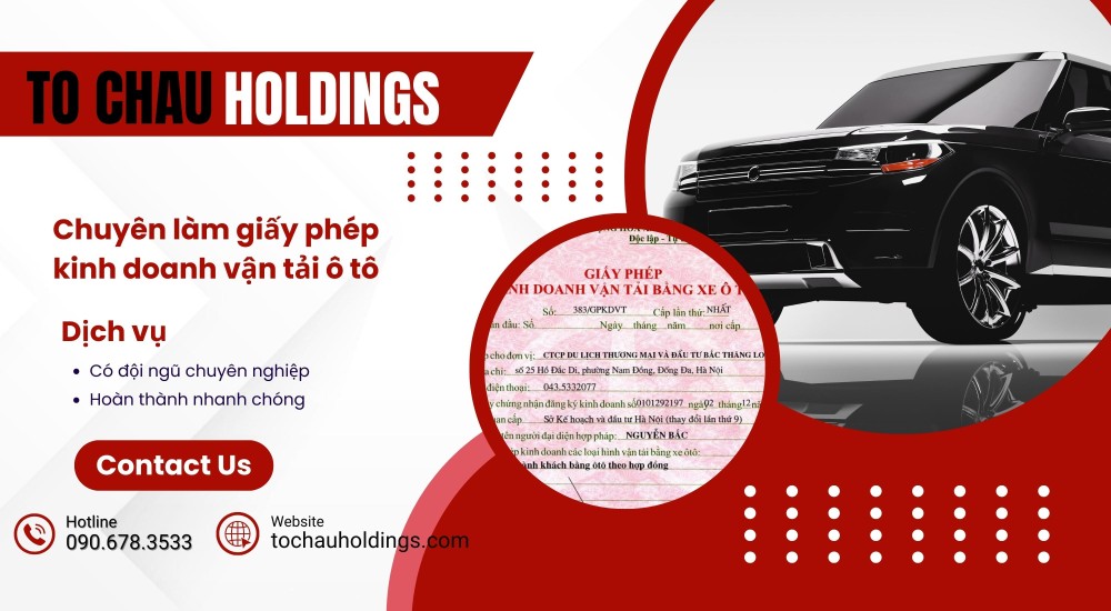 Giấy Phép Kinh Doanh Vận Tải Ô Tô Hải Dương