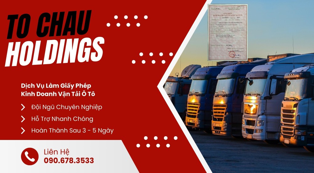 Giấy Phép Kinh Doanh Vận Tải Ô Tô Hải Phòng