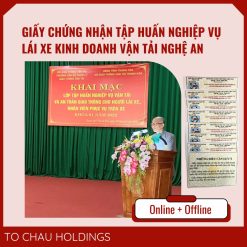 Giấy Chứng Nhận Tập Huấn Nghiệp Vụ Lái Xe Kinh Doanh Vận Tải Nghệ An
