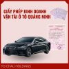 Giấy Phép Kinh Doanh Vận Tải Ô Tô Quảng Ninh
