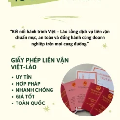 LÀM GIẤY PHÉP LIÊN VẬN VIỆT-LÀO UY TÍN Ở ĐÀ NẴNG