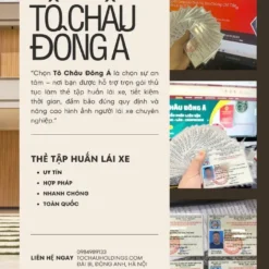 LÀM THẺ CHỨNG CHỈ TẬP HUẤN LÁI XE Ở ĐẮK LẮK