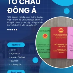 DỊCH VỤ GIẤY PHÉP LIÊN VẬN VIỆT-CAM Ở THANH HÓA