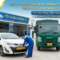 Dịch vụ đổi biển số xe ô tô trắng sang vàng trọn gói tại Thanh Hóa