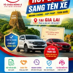 DỊCH VỤ RÚT GỐC, SANG TÊN XE Ở GIA LAI