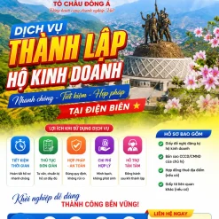 DỊCH VỤ THÀNH LẬP HỘ KINH DOANH Ở ĐIỆN BIÊN