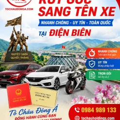 DỊCH VỤ RÚT GỐC, SANG TÊN XE Ở ĐIỆN BIÊN