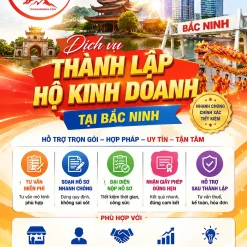 DỊCH VỤ THÀNH LẬP HỘ KINH DOANH Ở BẮC NINH