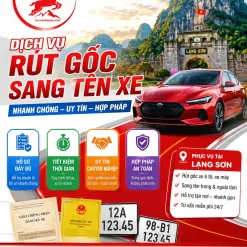 DỊCH VỤ RÚT GỐC, SANG TÊN XE Ở LẠNG SƠN