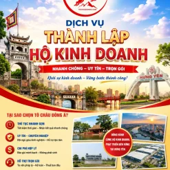 DỊCH VỤ THÀNH LẬP HỘ KINH DOANH Ở HƯNG YÊN