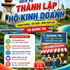 DỊCH VỤ THÀNH LẬP HỘ KINH DOANH Ở QUẢNG TRỊ
