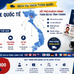 đổi bằng lái xe quốc tế iaa