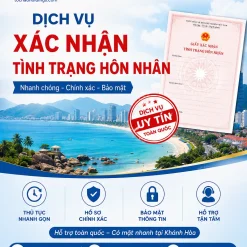GIẤY XÁC NHẬN ĐỘC THÂN UY TÍN Ở KHÁNH HÒA