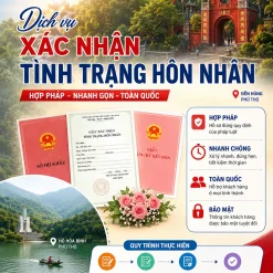 CẤP GIẤY XÁC NHẬN ĐỘC THÂN UY TÍN Ở PHÚ THỌ