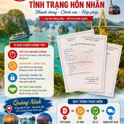 CẤP GIẤY XÁC NHẬN ĐỘC THÂN UY TÍN Ở QUẢNG NINH