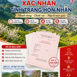 GIẤY XÁC NHẬN ĐỘC THÂN GIÁ RẺ Ở SƠN LA