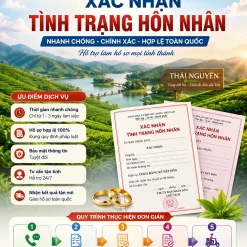 GIẤY XÁC NHẬN ĐỘC THÂN UY TÍN Ở THÁI NGUYÊN