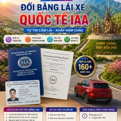 ĐỔI BẰNG LÁI XE QUỐC TẾ IAA GIÁ TỐT Ở ĐIỆN BIÊN