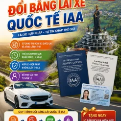 ĐỔI BẰNG LÁI QUỐC TẾ IAA GIÁ TỐT Ở TÂY NINH