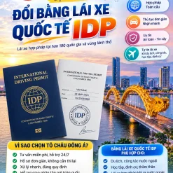 ĐỔI BẰNG LÁI XE QUỐC TẾ IDP NHANH Ở ĐÀ NẴNG