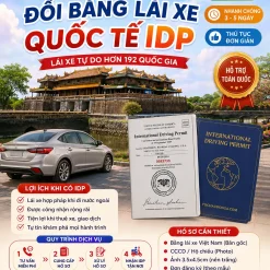 ĐỔI BẰNG LÁI XE QUỐC TẾ IDP UY TÍN Ở HUẾ