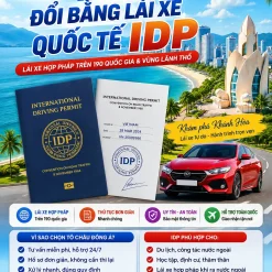 ĐỔI BẰNG LÁI XE QUỐC TẾ IDP UY TÍN Ở KHÁNH HÒA