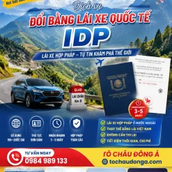 ĐỔI BẰNG LÁI XE QUỐC TẾ IDP UY TÍN Ở LAI CHÂU
