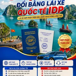 ĐỔI BẰNG LÁI XE QUỐC TẾ IDP GIÁ RẺ Ở QUẢNG NINH