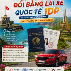 ĐỔI BẰNG LÁI XE QUỐC TẾ IDP NHANH Ở QUẢNG TRỊ