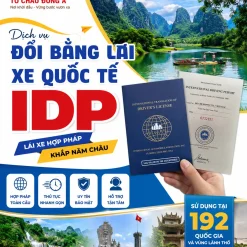 ĐỔI BẰNG LÁI XE QUỐC TẾ IDP CHUẨN Ở TUYÊN QUANG