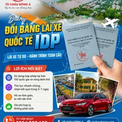 ĐỔI BẰNG LÁI XE QUỐC TẾ IDP UY TÍN Ở VĨNH LONG