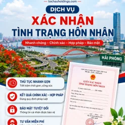 GIẤY XÁC NHẬN ĐỘC THÂN UY TÍN Ở HẢI PHÒNG