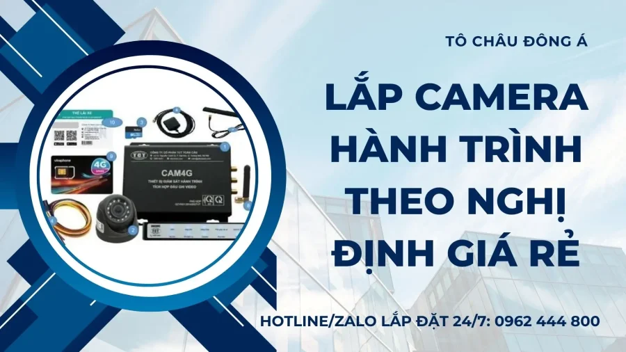 Lắp đặt camera hành trình cho xe tại Hồ Chí Minh