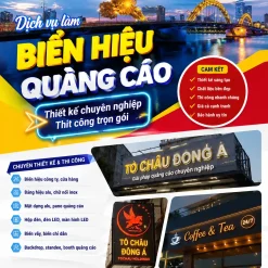 DỊCH VỤ LÀM BIỂN HIỆU QUẢNG CÁO ĐẸP Ở ĐÀ NẴNG