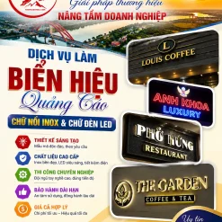DỊCH VỤ LÀM BIỂN QUẢNG CÁO ĐẸP Ở ĐỒNG NAI