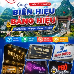 DỊCH VỤ LÀM BIỂN HIỆU GIÁ RẺ Ở LẠNG SƠN