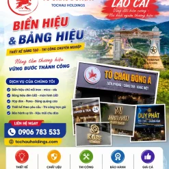 DỊCH VỤ LÀM BIỂN HIỆU UY TÍN Ở LÀO CAI