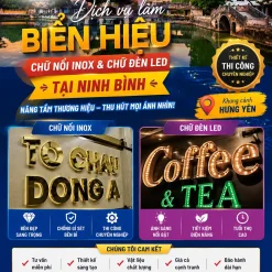 DỊCH VỤ LÀM BIỂN QUẢNG CÁO ĐẸP Ở NINH BÌNH