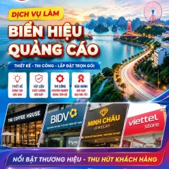 LÀM BIỂN QUẢNG CÁO GIÁ RẺ Ở QUẢNG NINH