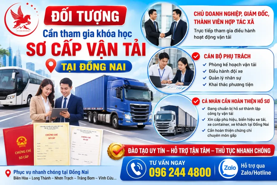 Đào Tạo Và Cấp Chứng Chỉ Sơ Cấp Vận Tải Nhanh Tại Đồng Nai