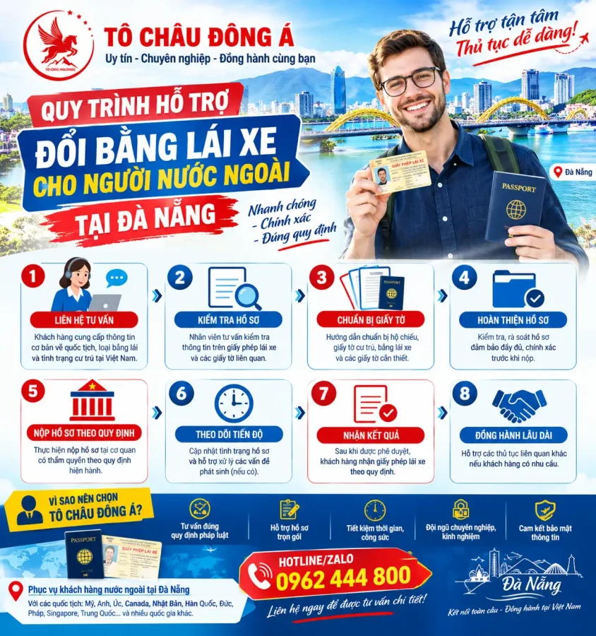 Đổi Bằng Lái Xe Cho Người Nước Ngoài Tại Đà Nẵng